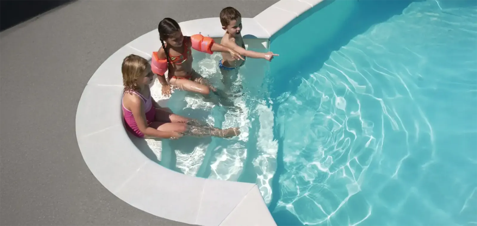 Escalier piscine Paso Piscines Waterair