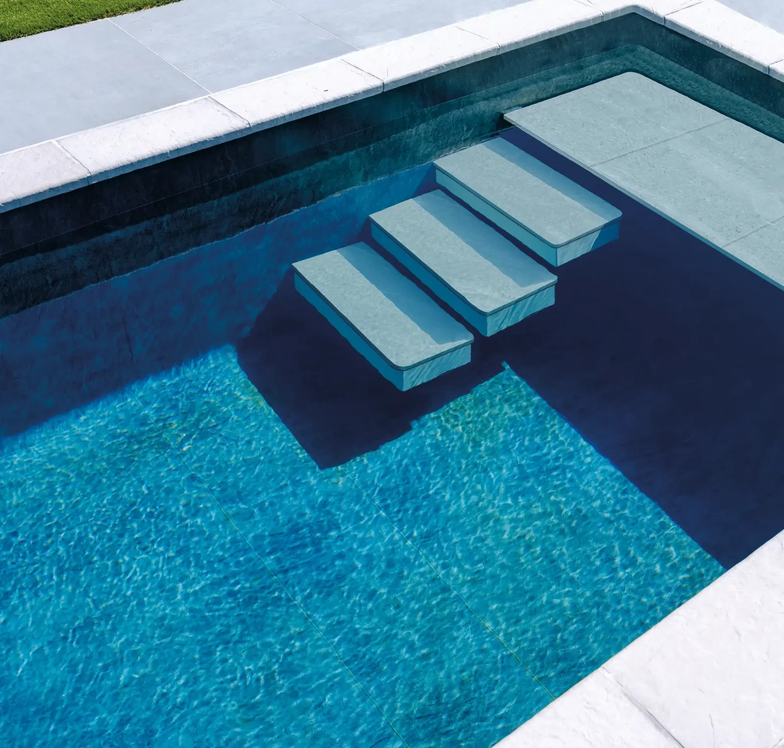 Escalier piscine Piano Piscines Waterair