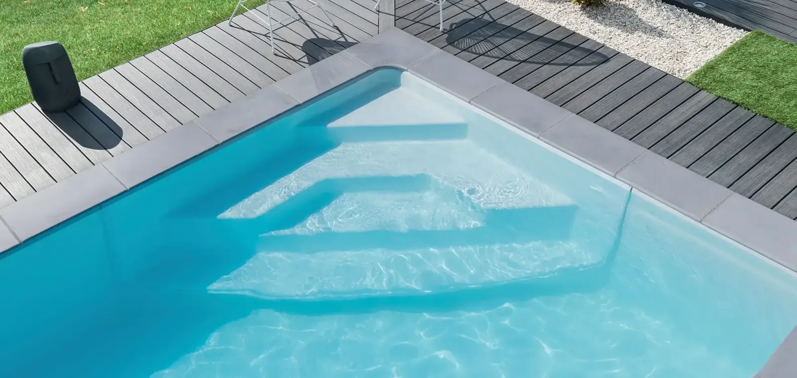 Escalier piscine Square Piscines Waterair